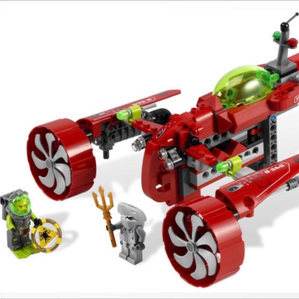 Lego Atlantis Typhoon Turbo Sub Building Set 8060 with Instructions